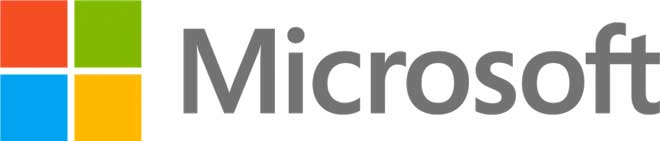 Логотип Microsoft хороший пример комбинированного логотипа