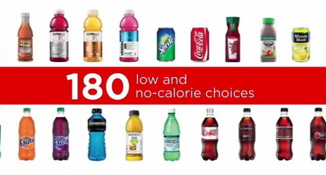 Компания Coca-Cola в своей рекламе наконец признала, что газировка ведет к ожирению