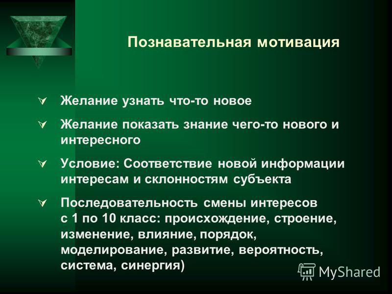 Познавательный мотив: Познавательные мотивы субъекта как предмет психологического анализа Текст научной статьи по специальности «Науки об образовании»