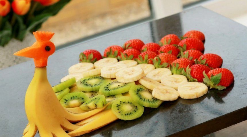 Карвинг овощной: Карвинг из фруктов и овощей для начинающих пошагово