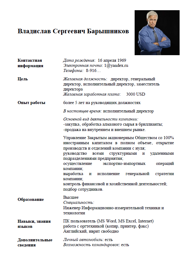 Как составить грамотно резюме: Как написать резюме: образец 2021 — Work.ua