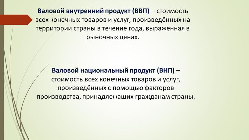 Внутрішній валовий продукт це: Неприпустима назва — Вікіпедія