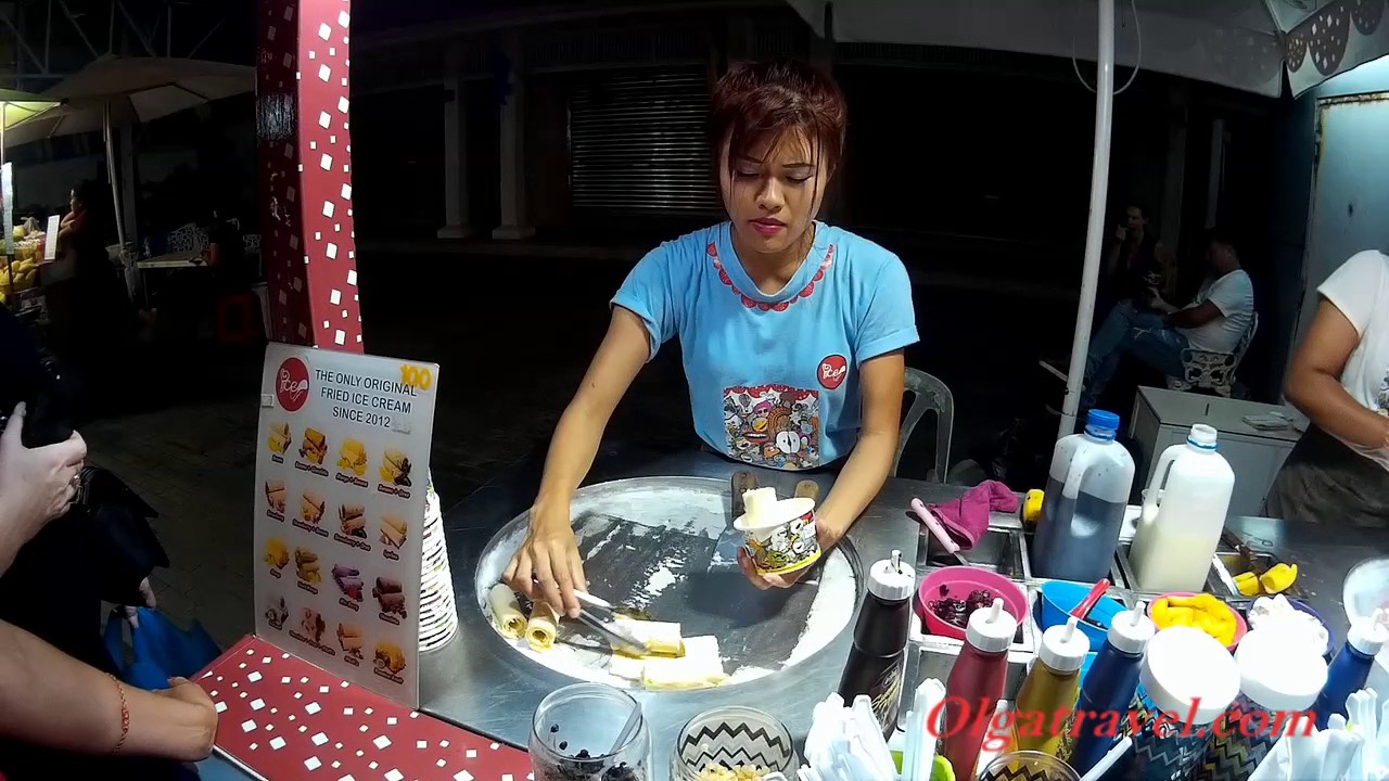 Таиланд жареное мороженое: Тайское мороженое - как готовится на улице и в чем секрет вкуса