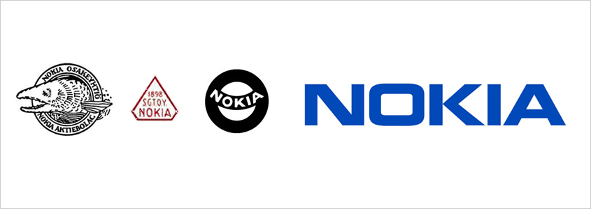 Эволюция логотипа Nokia