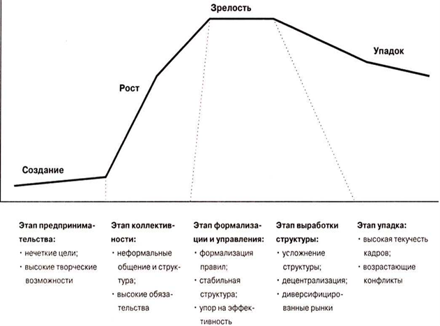 Жизненные этапы организации: Модели жизненного цикла организации – Научно-образовательный портал IQ – Национальный исследовательский университет «Высшая школа экономики»