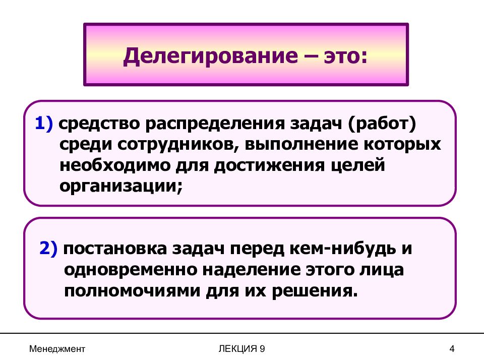 Суть делегирования состоит: . , > legalmanager.ru