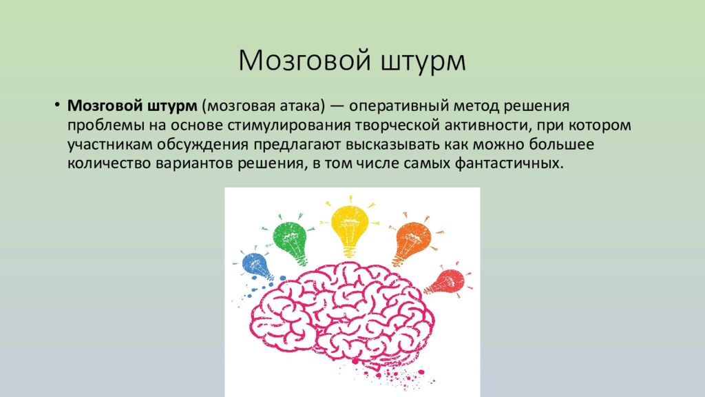 В каком году появился метод мозгового штурма: Недопустимое название — e-xecutive.ru