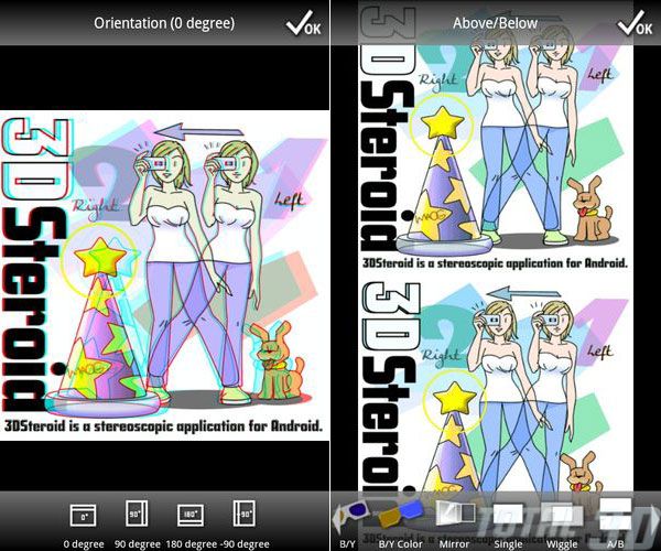 Интерфейс и ориентация снимков в 3DSteroid