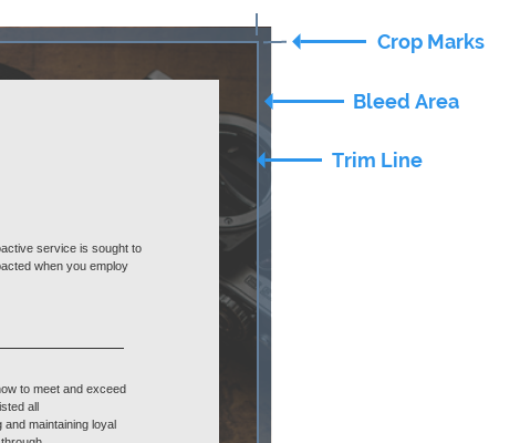 bleed marks