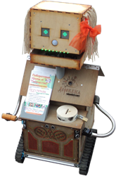 Робот Фанерочка, Деревянный робот, Робот из фанеры