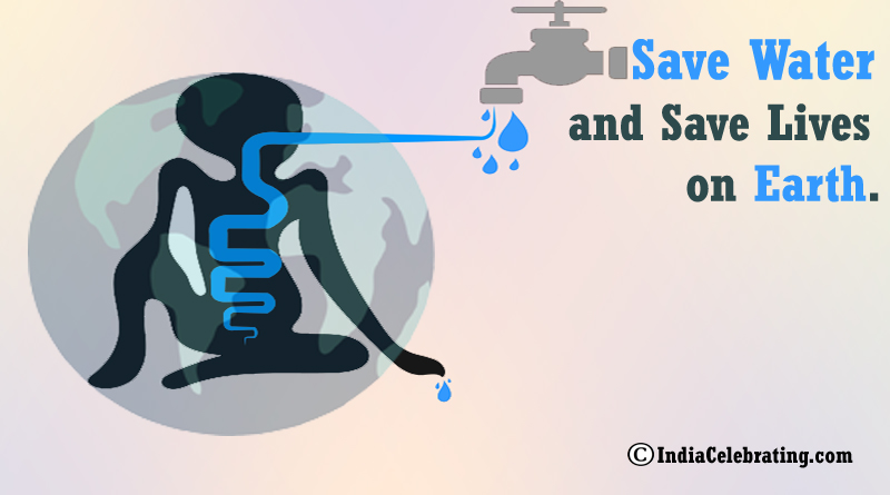 Save Water and Save Lives on Earth.